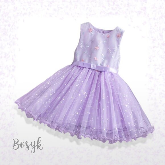 Sussy Dress - Lilac - Dress for Girls - Elegant Dress for Girls - Dresses - Picture 1 of 3